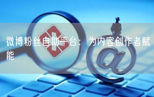 微博粉丝自助平台：为内容创作者赋能